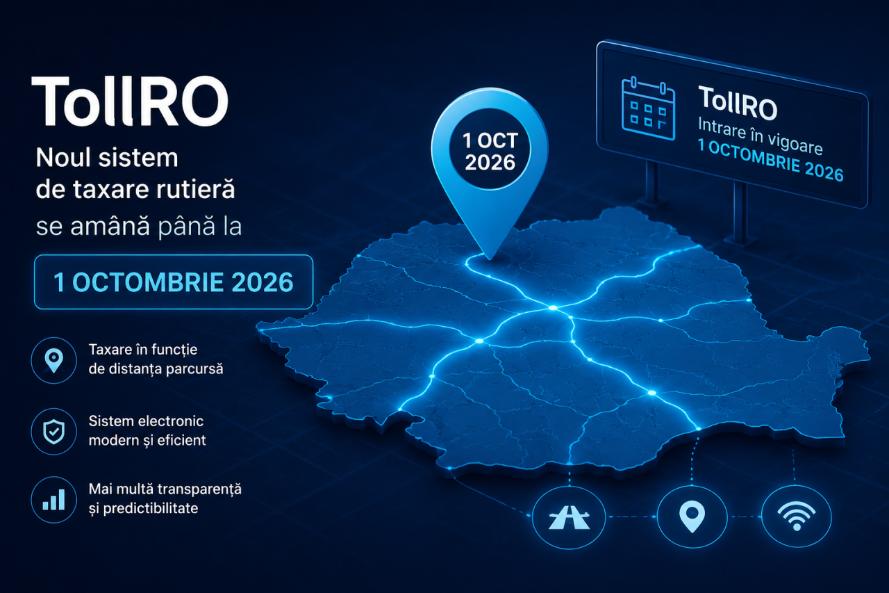 TollRO se amână până la 1 octombrie 2026: ce înseamnă noul sistem de taxare pentru transportatori și clienți